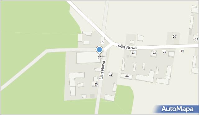 Liza Nowa, Liza Nowa, 26, mapa Liza Nowa
