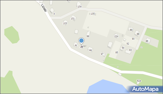 Lizaki, Lizaki, 4B, mapa Lizaki