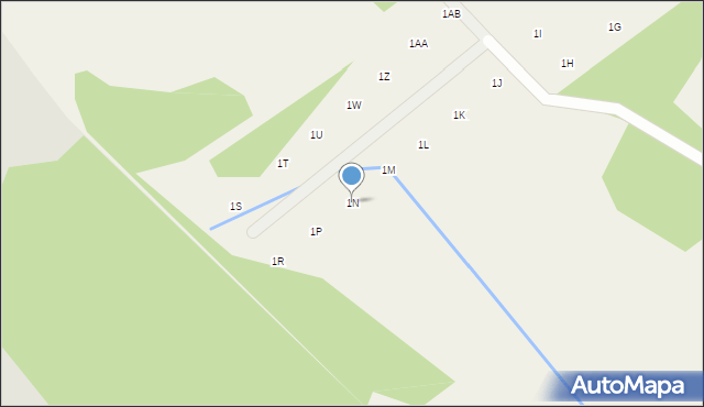 Łomnica, Lipowa, 1N, mapa Łomnica