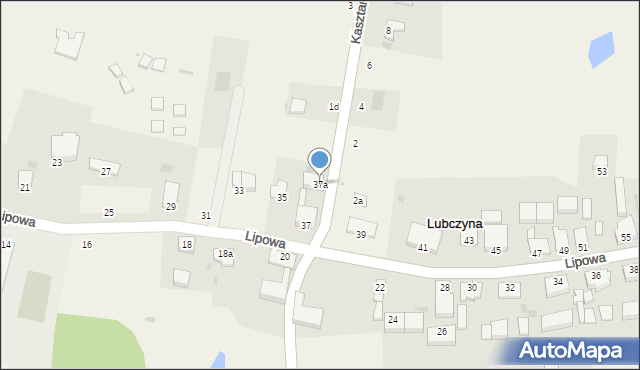 Lubczyna, Lipowa, 37a, mapa Lubczyna