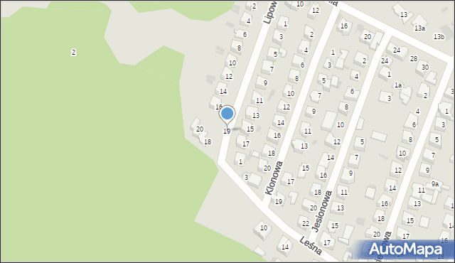 Maków Mazowiecki, Lipowa, 19, mapa Maków Mazowiecki