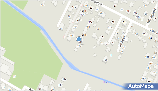 Marki, Lisa-Kuli Leopolda, płk., 46G, mapa Marki