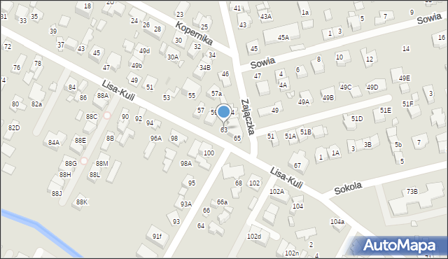 Marki, Lisa-Kuli Leopolda, płk., 63, mapa Marki