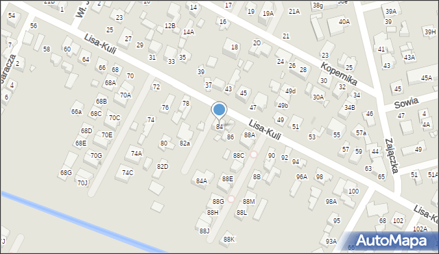 Marki, Lisa-Kuli Leopolda, płk., 84, mapa Marki