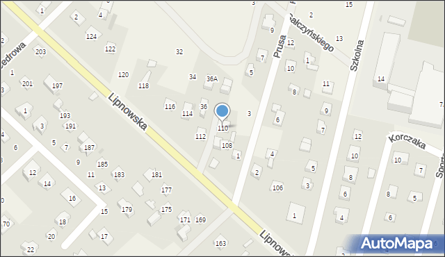 Maszewo Duże, Lipnowska, 110, mapa Maszewo Duże
