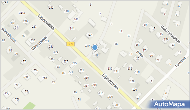 Maszewo Duże, Lipnowska, 138, mapa Maszewo Duże