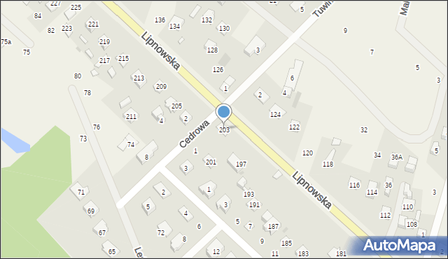 Maszewo Duże, Lipnowska, 203, mapa Maszewo Duże