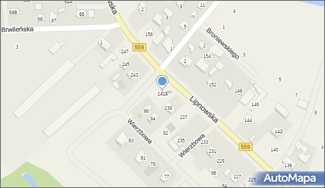 Maszewo Duże, Lipnowska, 241a, mapa Maszewo Duże