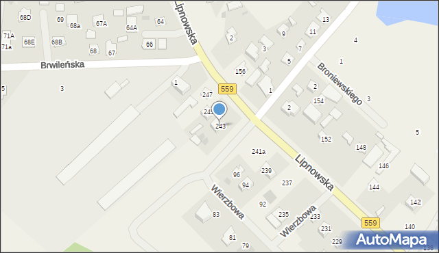 Maszewo Duże, Lipnowska, 243, mapa Maszewo Duże