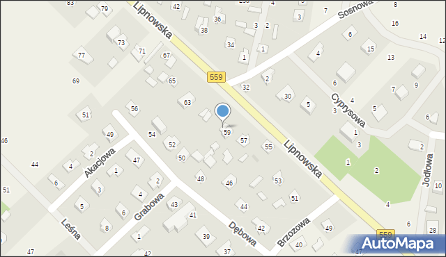 Maszewo Duże, Lipnowska, 61, mapa Maszewo Duże