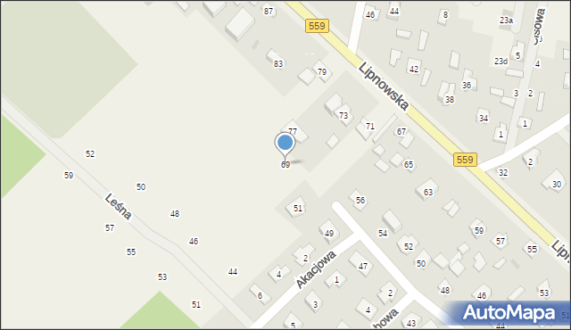 Maszewo Duże, Lipnowska, 69, mapa Maszewo Duże