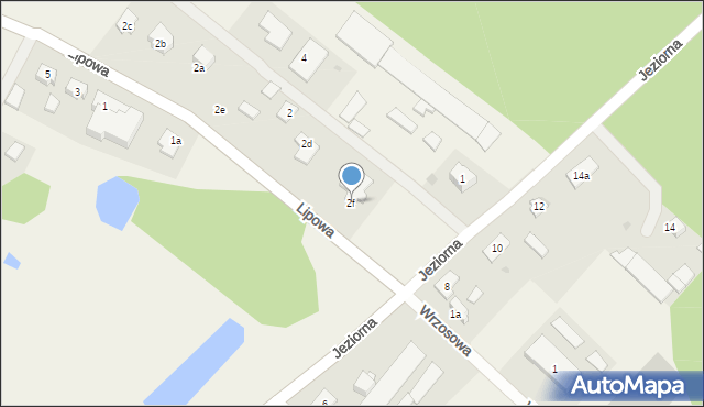 Międzylesie, Lipowa, 2f, mapa Międzylesie