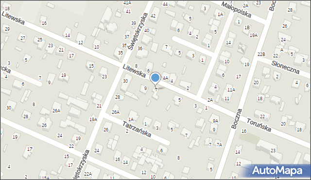 Mińsk Mazowiecki, Litewska, 7, mapa Mińsk Mazowiecki