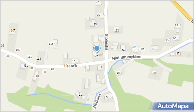 Młynka, Lipowa, 6, mapa Młynka
