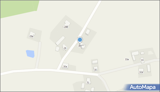 Mojusz, Lipowa, 32, mapa Mojusz