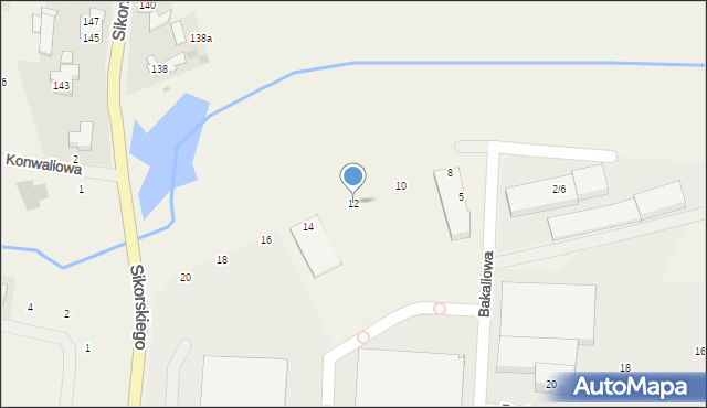 Mościska, Lipkowskiej Wody, 12, mapa Mościska