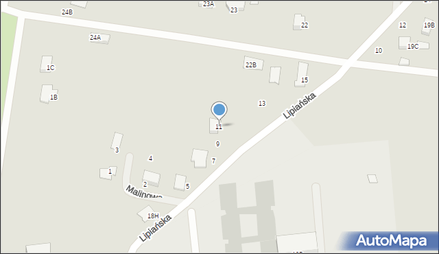 Myślibórz, Lipiańska, 11, mapa Myślibórz