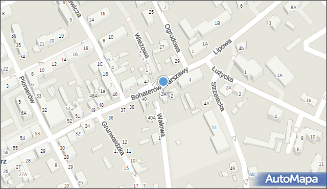 Myślibórz, Lipowa, 2A, mapa Myślibórz