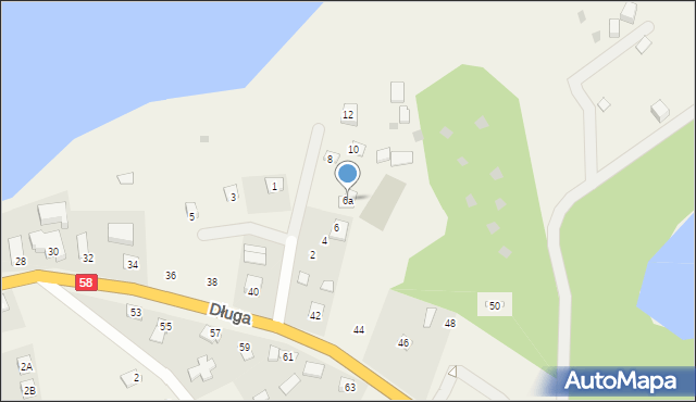 Narty, Lipowe Wzgórze, 6a, mapa Narty