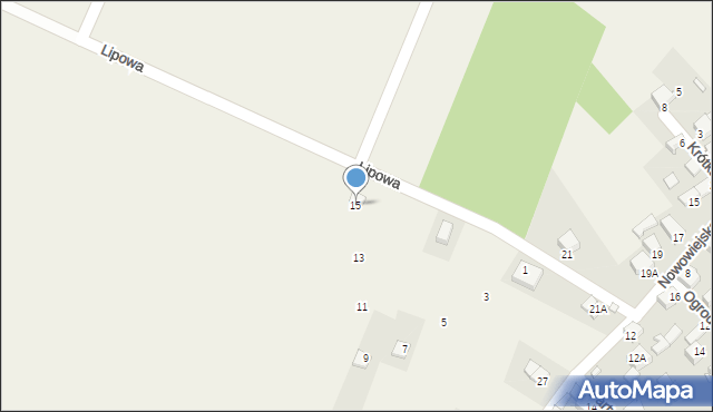 Niegowonice, Lipowa, 15, mapa Niegowonice