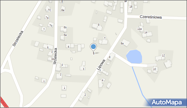 Nogowczyce, Lipowa, 5, mapa Nogowczyce