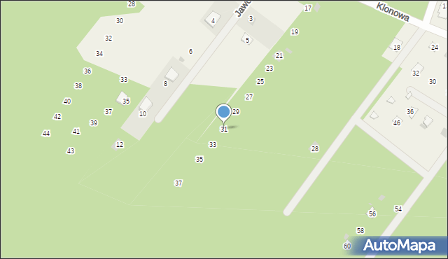 Nowa Łuka, Lipowa, 31, mapa Nowa Łuka