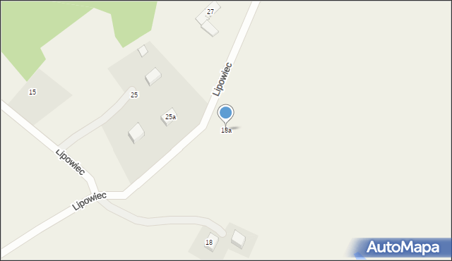 Nowa Wieś Malborska, Lipowiec, 18a, mapa Nowa Wieś Malborska