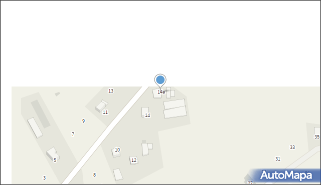 Nowa Wieś Szlachecka, Lisiecka, 14a, mapa Nowa Wieś Szlachecka