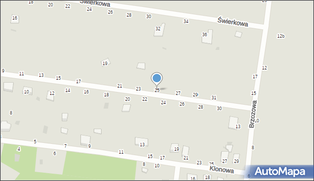 Nowe Miasto, Lipowa, 25, mapa Nowe Miasto