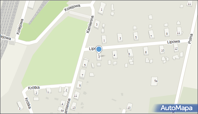 Nowe Skalmierzyce, Lipowa, 2, mapa Nowe Skalmierzyce