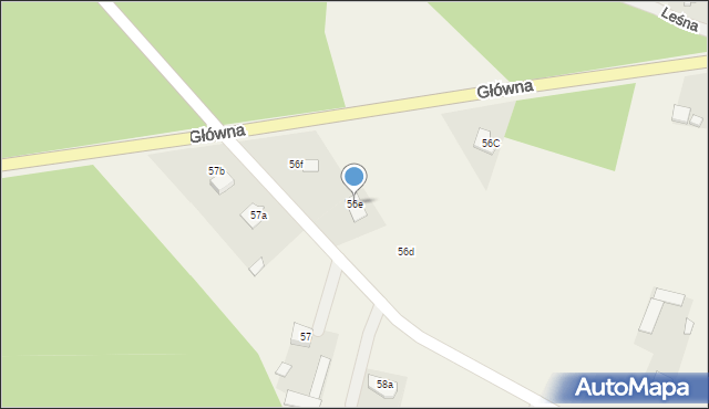 Nowinki, Lipowa, 40, mapa Nowinki