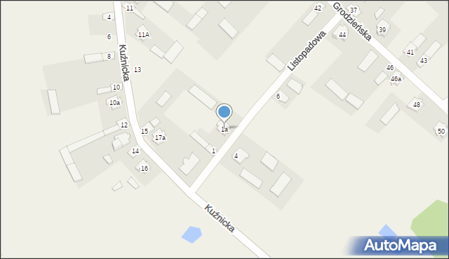 Nowy Dwór, Listopadowa, 1a, mapa Nowy Dwór