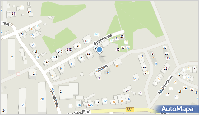 Nowy Dwór Mazowiecki, Liliowa, 5, mapa Nowy Dwór Mazowiecki