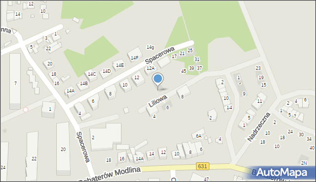 Nowy Dwór Mazowiecki, Liliowa, 7, mapa Nowy Dwór Mazowiecki