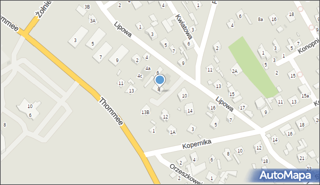 Nowy Dwór Mazowiecki, Lipowa, 8a, mapa Nowy Dwór Mazowiecki