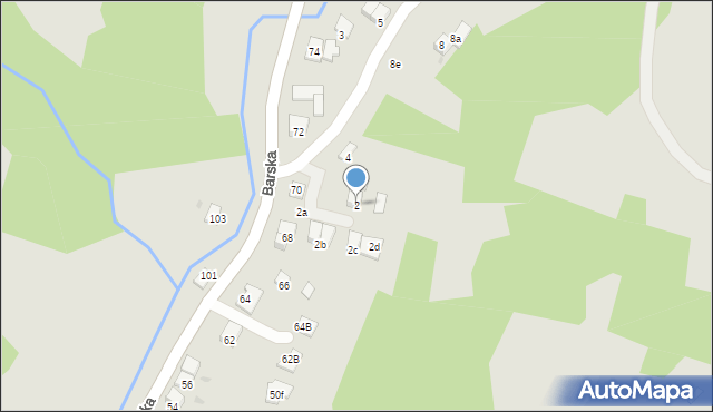 Nowy Sącz, Librantowska, 2, mapa Nowego Sącza