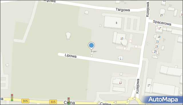 Nowy Tomyśl, Lipowa, 2, mapa Nowy Tomyśl