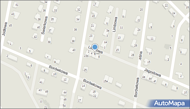 Oława, Limbowa, 6, mapa Oława