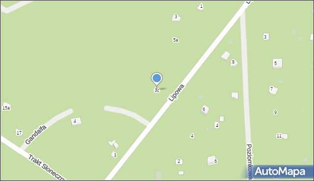 Osiedle Wilga, Lipowa, 3c, mapa Osiedle Wilga