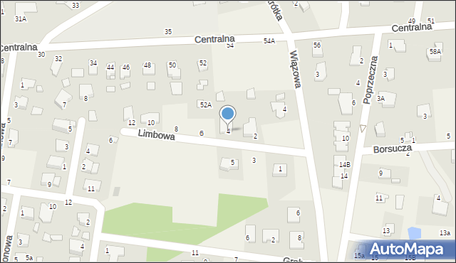 Osielsko, Limbowa, 4, mapa Osielsko