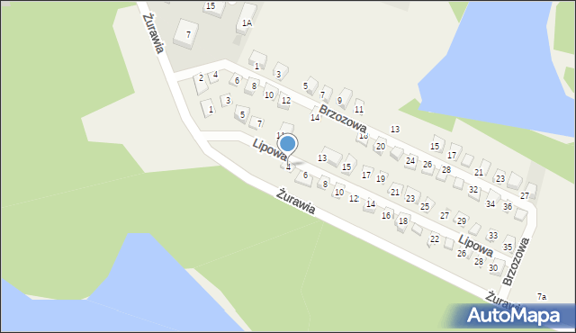 Otomin, Lipowa, 4, mapa Otomin
