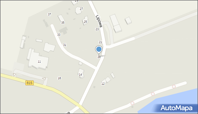 Parczew, Lipowa, 19, mapa Parczew