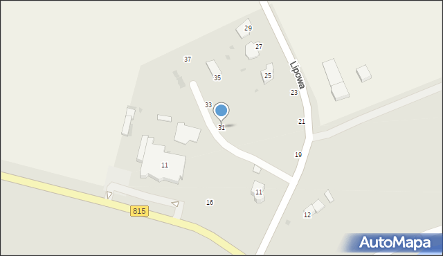 Parczew, Lipowa, 31, mapa Parczew