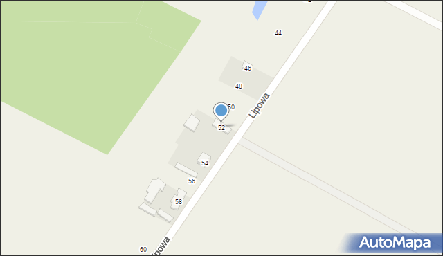 Parzniewice, Lipowa, 52, mapa Parzniewice