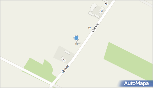 Parzniewice, Lipowa, 62, mapa Parzniewice