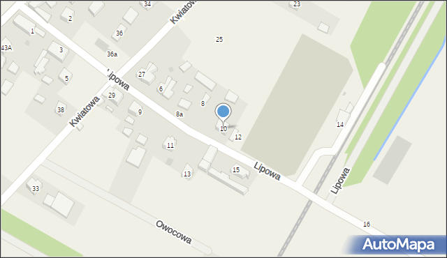 Pasikurowice, Lipowa, 10, mapa Pasikurowice