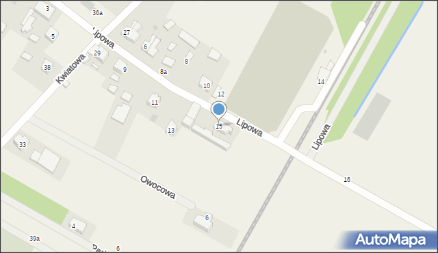 Pasikurowice, Lipowa, 15, mapa Pasikurowice