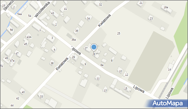 Pasikurowice, Lipowa, 6, mapa Pasikurowice