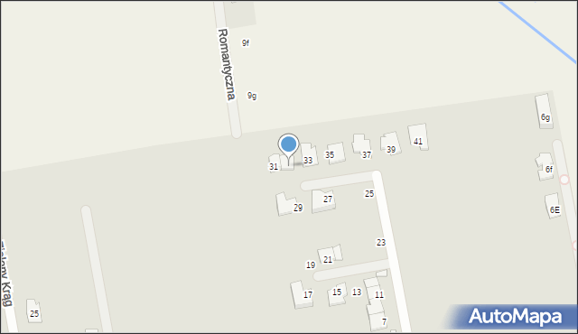 Piaseczno, Liliowa, 31A, mapa Piaseczno