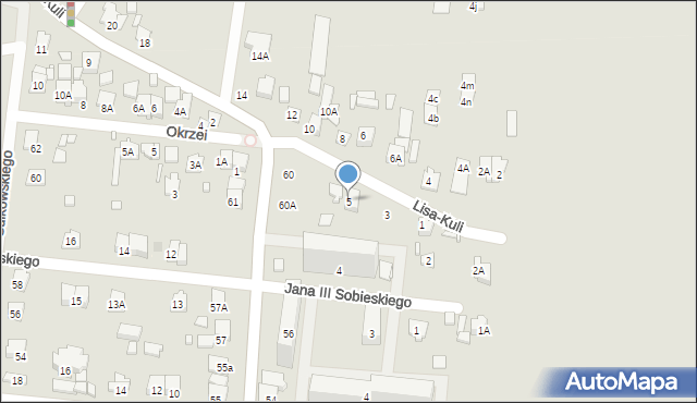 Piastów, Lisa-Kuli Leopolda, płk., 5, mapa Piastów